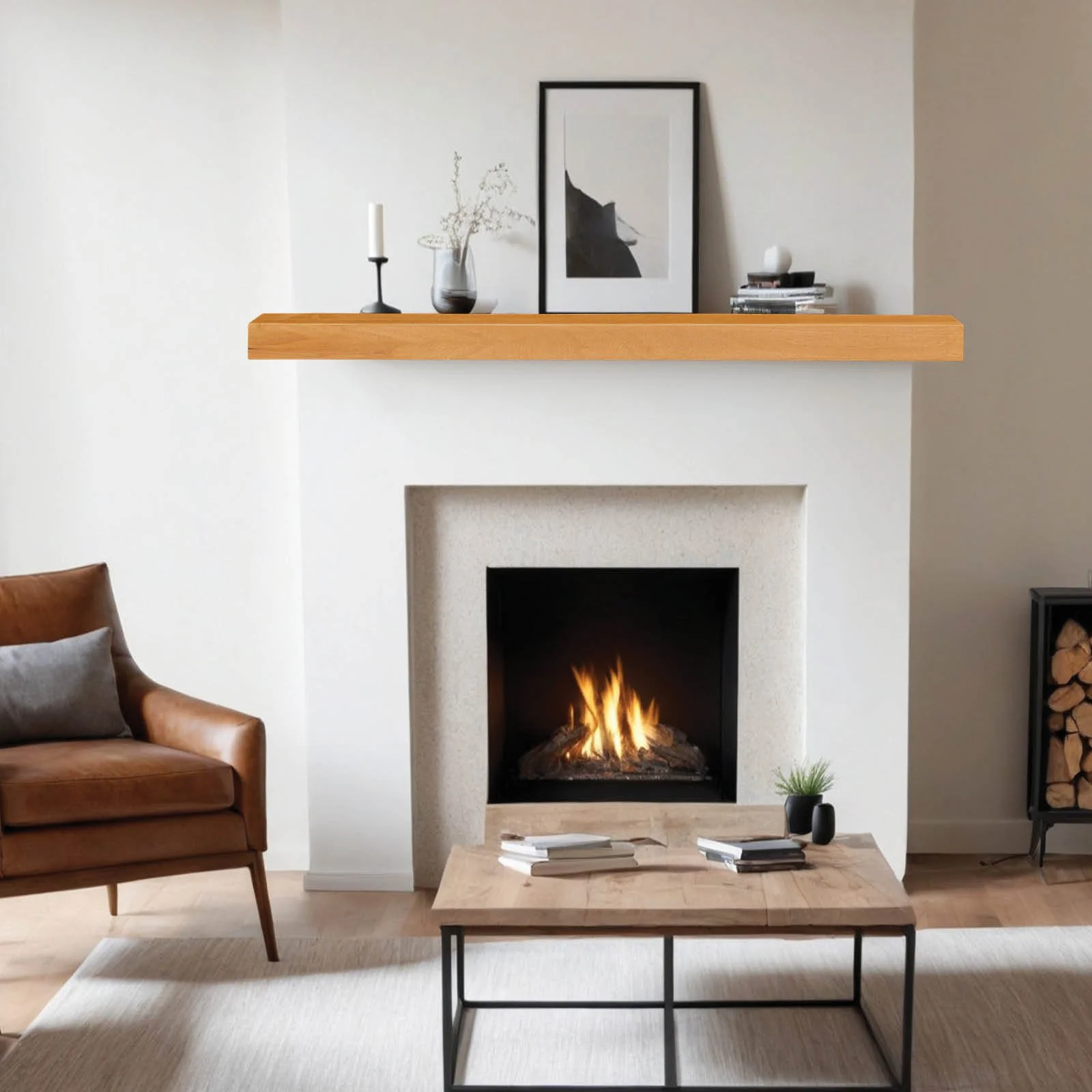 縁々品　W75㎝×D37㎝×H35㎝ Horizon — Non Combustible Mantels Made in the USA — Lexington Hearth